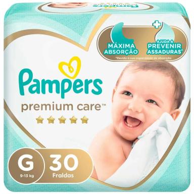 Fralda Pampers Premium Care G - 30 Unidades