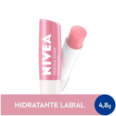 Hidratante Labial Nivea Pérola Shine com 4,8g
