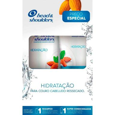 Kit Head & Shoulders Hidratação Shampoo com 200ml + Super Condicionador com 170ml