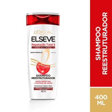 Shampoo Elseve Reparação Total 5 Pós-Química com 400ml