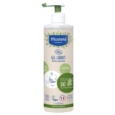 Gel Lavante Mustela Bio Limpeza Corporal sem Perfume com 400ml