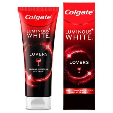 Creme Dental Colgate Luminous White Lovers Manchas de Vinho com 70g