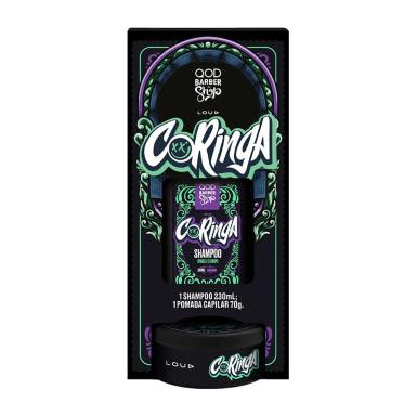 Kit QOD Barber Shop Loud Coringa Shampoo com 230ml + Pomada Capilar com 70g