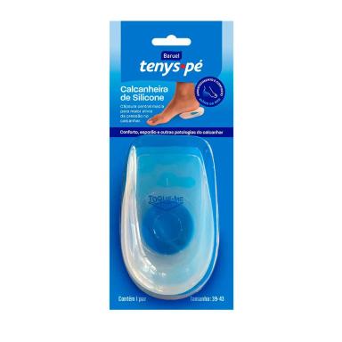 Calcanheira de Silicone Tenys Pé Tamanho 39 a 43 com 1 par