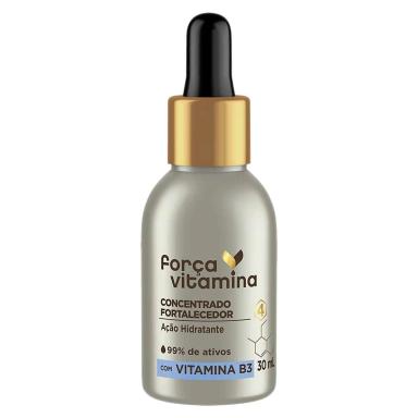 Concentrado Fortalecedor Força Vitamina com Vitamina B3 com 30ml