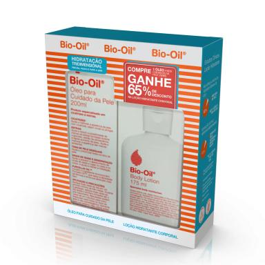 Kit Bio Oil Óleo Corporal 200ml + Loção Hidratante Corporal 175ml