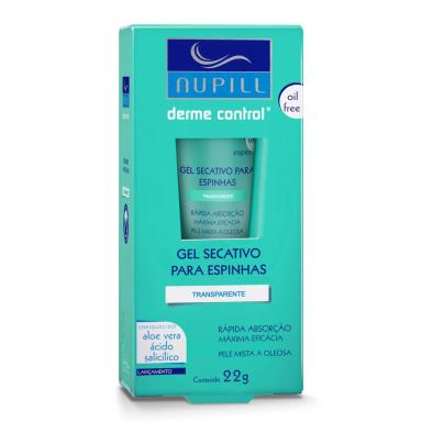 Gel Secativo Para Espinhas Nupill Derme Control 22g