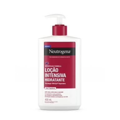 Hidratante Corporal Neutrogena Norwegian Formula Loção Intensiva sem Fragrância 400ml