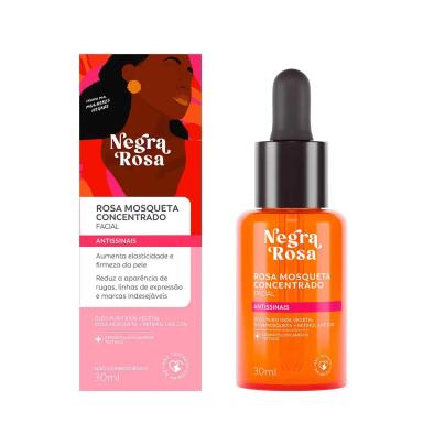 Óleo Rosa Mosqueta Facial Concentrado Negra Rosa 30ml