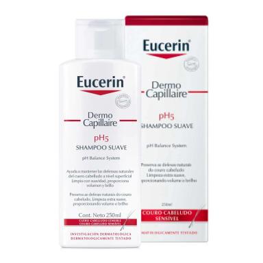 Shampoo Suave Eucerin Dermo Capillaire pH5 com 250ml