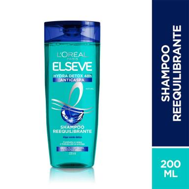 Shampoo Elseve L'Oréal Hydra Detox 48h Anti-Caspa com 200ml