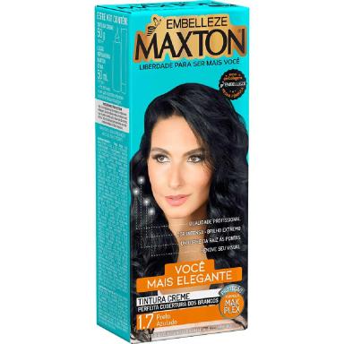 Kit Coloração Maxton Preto Azulado 1.7 com 1 unidade