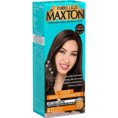 Kit Coloração Maxton Castanho Natural 4.0 com 1 unidade