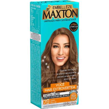 Kit Coloração Maxton Louro Natural 7.0 com 1 unidade