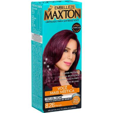 Kit Tintura Maxton Ruiva + Mística Marsala 8.26 com 1 unidade
