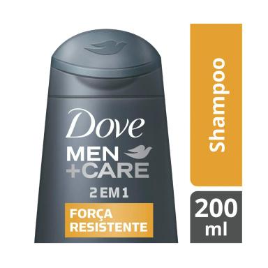 Shampoo 2 em 1 Dove Men +Care Força Resistente 200ml