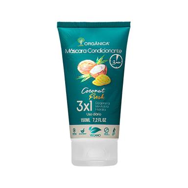 Máscara Condicionante Vegana Orgânica Coconut Fresh com 150ml