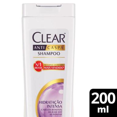 Shampoo Anticaspa Clear Women Hidratação Intensa com 200ml