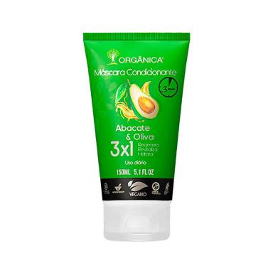 Máscara Condicionante Vegana Orgânica Abacate & Oliva com 150ml