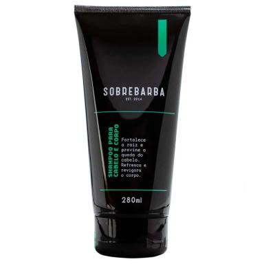 Shampoo para Cabelo e Corpo Sobrebarba com 280ml