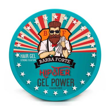 Gel Power Barba Forte Hipster Fixação Forte com 200g