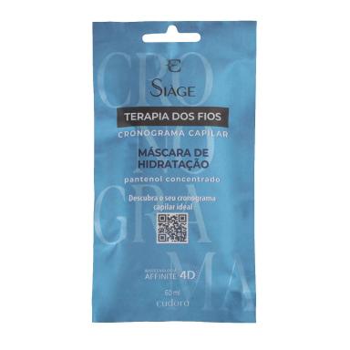 Máscara de Hidratação Siàge Eudora Terapia dos Fios Cronograma Capilar Sachê 60ml