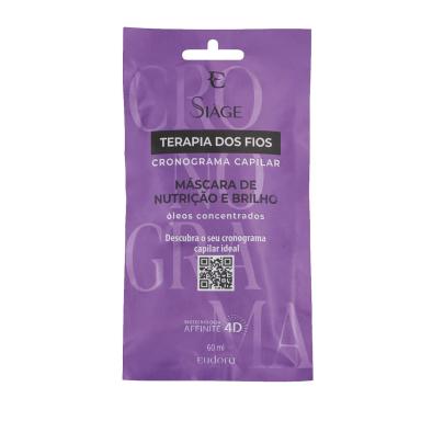 Máscara de Nutrição Siàge Eudora Terapia dos Fios Cronograma Capilar Sachê 60ml