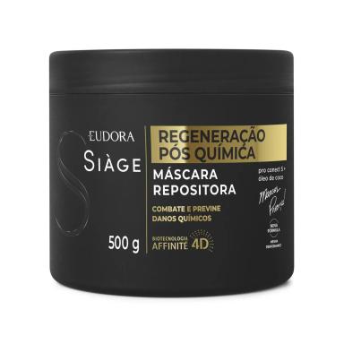 Máscara Repositora Capilar Siàge Regeneração Pós Química 500g