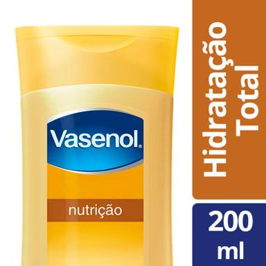 Loção Hidratante Corporal Vasenol Nutrição Hidratação Total com 200ml