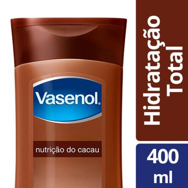Loção Hidratante Vasenol Hidratação Total Nutrição do Cacau com 400ml