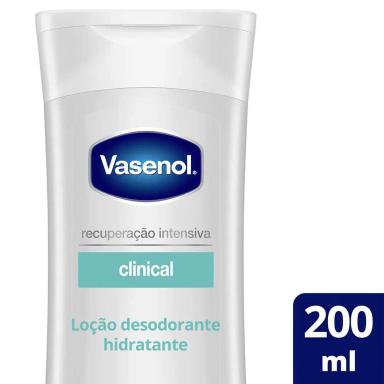 Loção Hidratante Vasenol Recuperação Intensiva Clinical Pele Seca Sem Fragância com 200ml