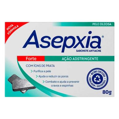 Sabonete em Barra Asepxia Forte Adstringente Pele Oleosa com 80g