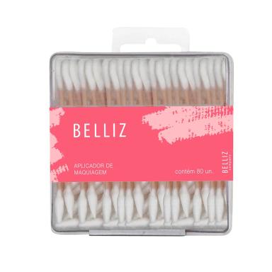 Aplicador de Maquiagem Belliz com 80 unidades