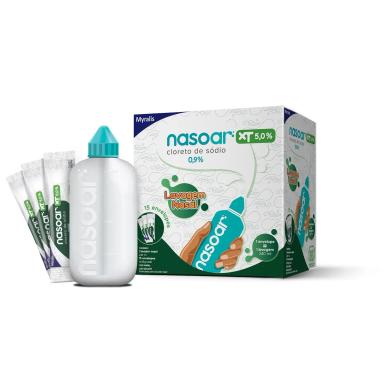 Nasoar XT 5% 15 Envelopes + Lavador Nasal 240ml